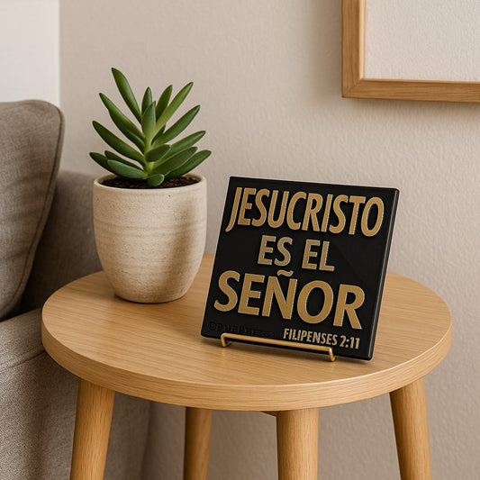 Placa: JESUCRISTO ES EL SEÑOR - Made in USA