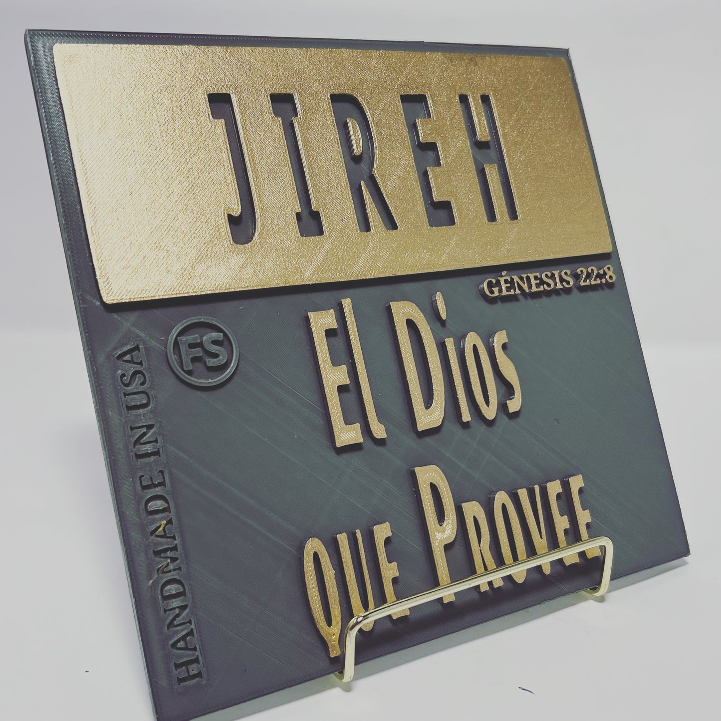 PLAQUE: JIREH (EL DIOS QUE PROVEE)