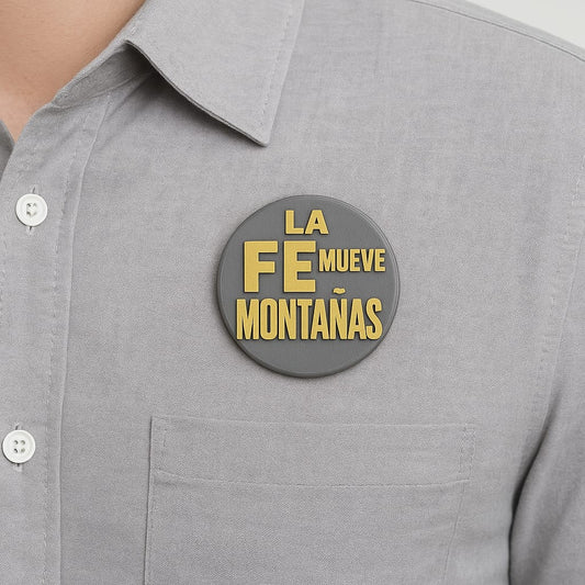 PIN - LA FE MUEVE MONTAÑAS - Made in USA