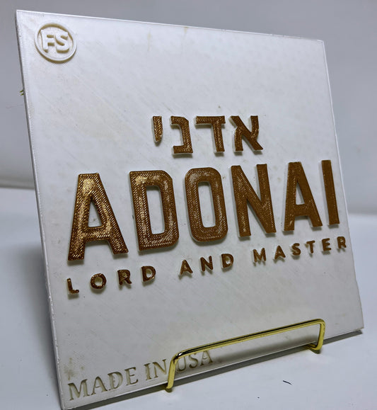 ADONAI LORD AND MASTER