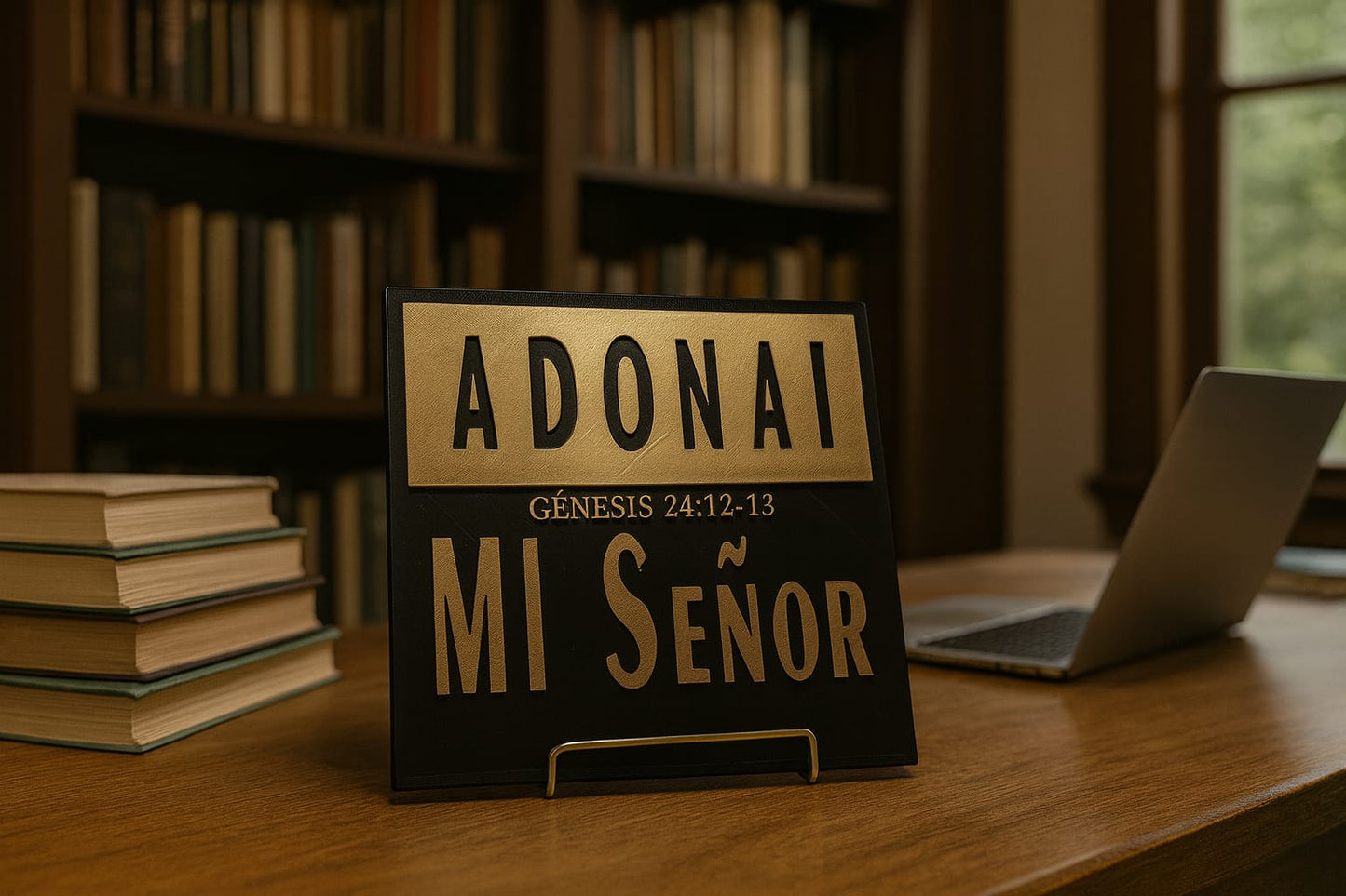 Placa - ADONAI - MI SEÑOR - Made in USA