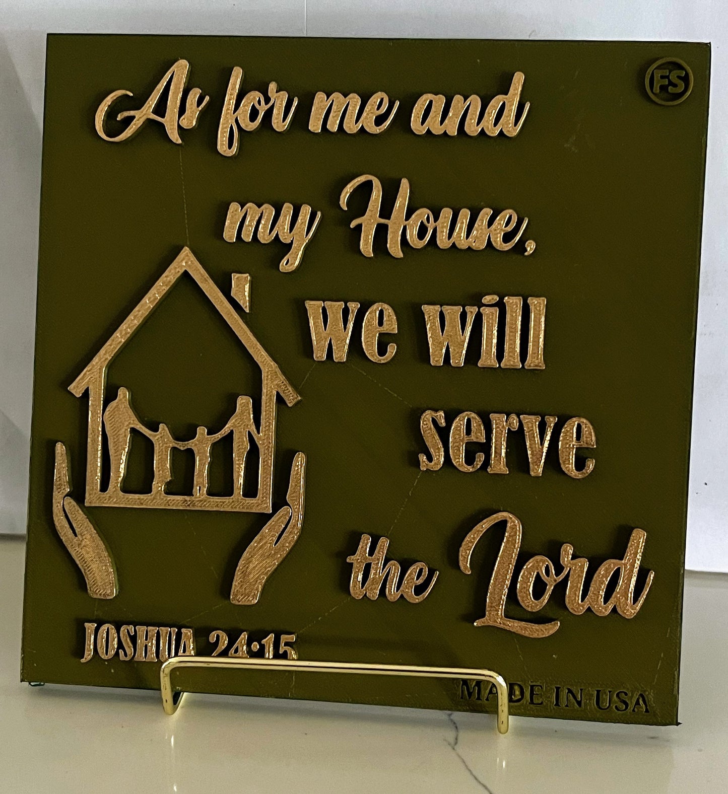 AS FOR ME AND MY HOUSE SERVER THE LORD