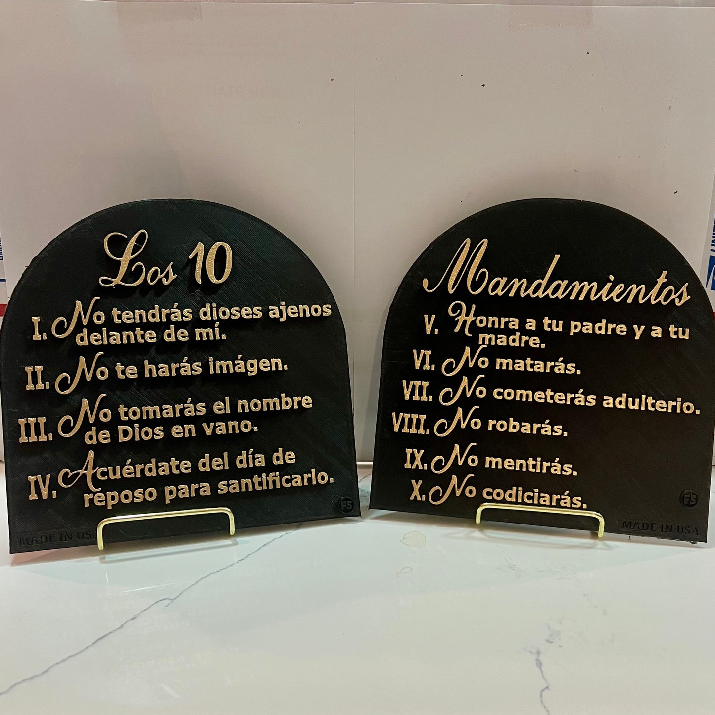 PLAQUE: LOS 10 MANDAMIENTOS