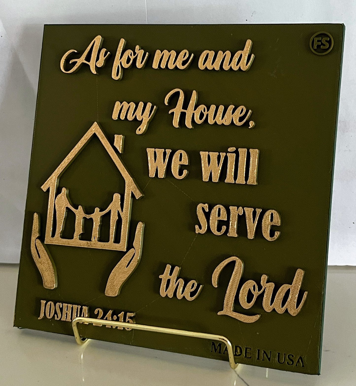 AS FOR ME AND MY HOUSE SERVER THE LORD