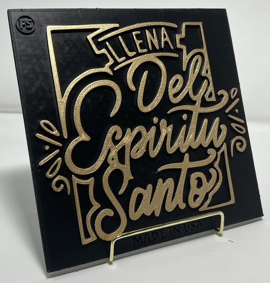 PLAQUE: LLENA DEL ESPIRITU SANTO