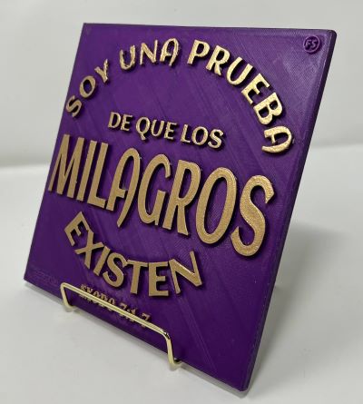 YO SOY UNA PRUEBA DE QUE LOS MILAGROS EXISTEN