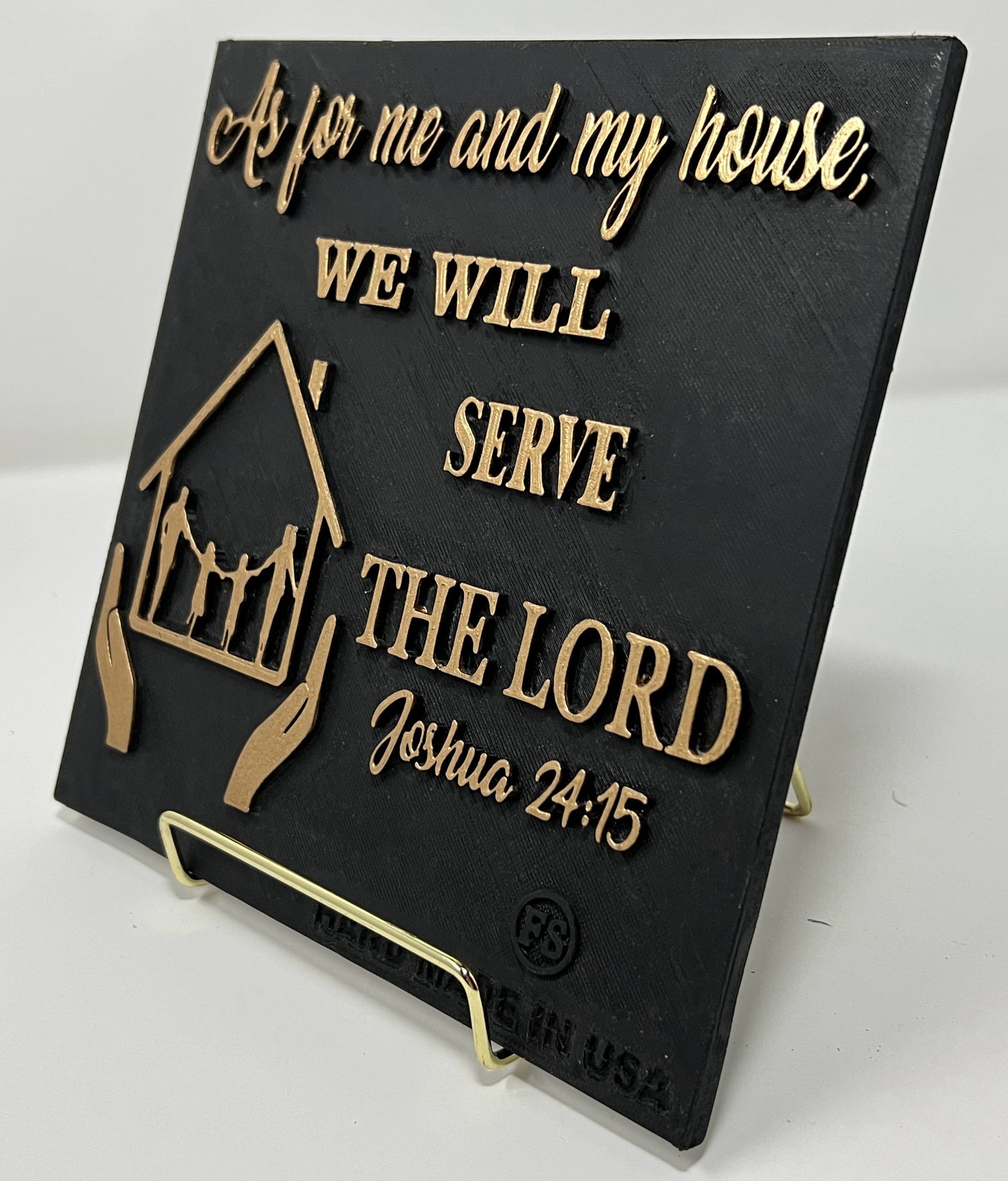 AS FOR ME AND MY HOUSE SERVER THE LORD