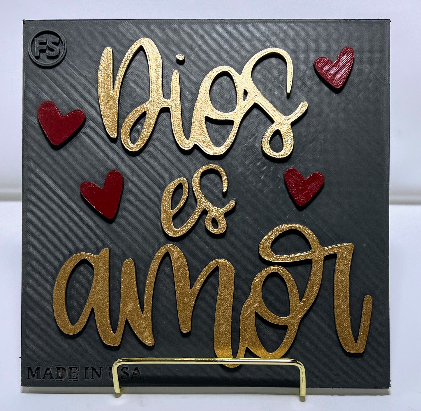 PLAQUE: DIOS ES AMOR