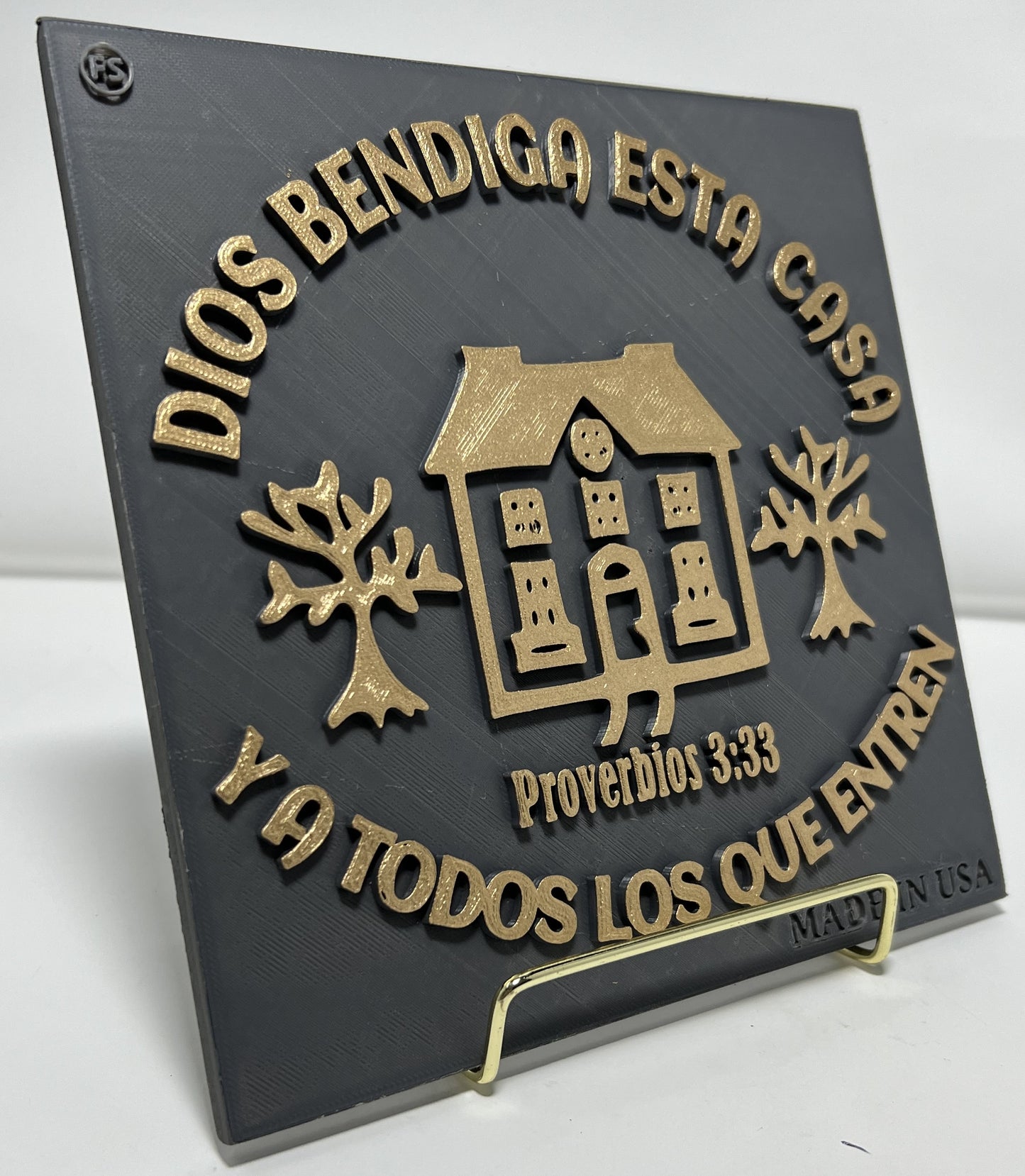 PLAQUE: DIOS BENDIGA ESTA CASA Y A TODO LOS QUE ENTREN