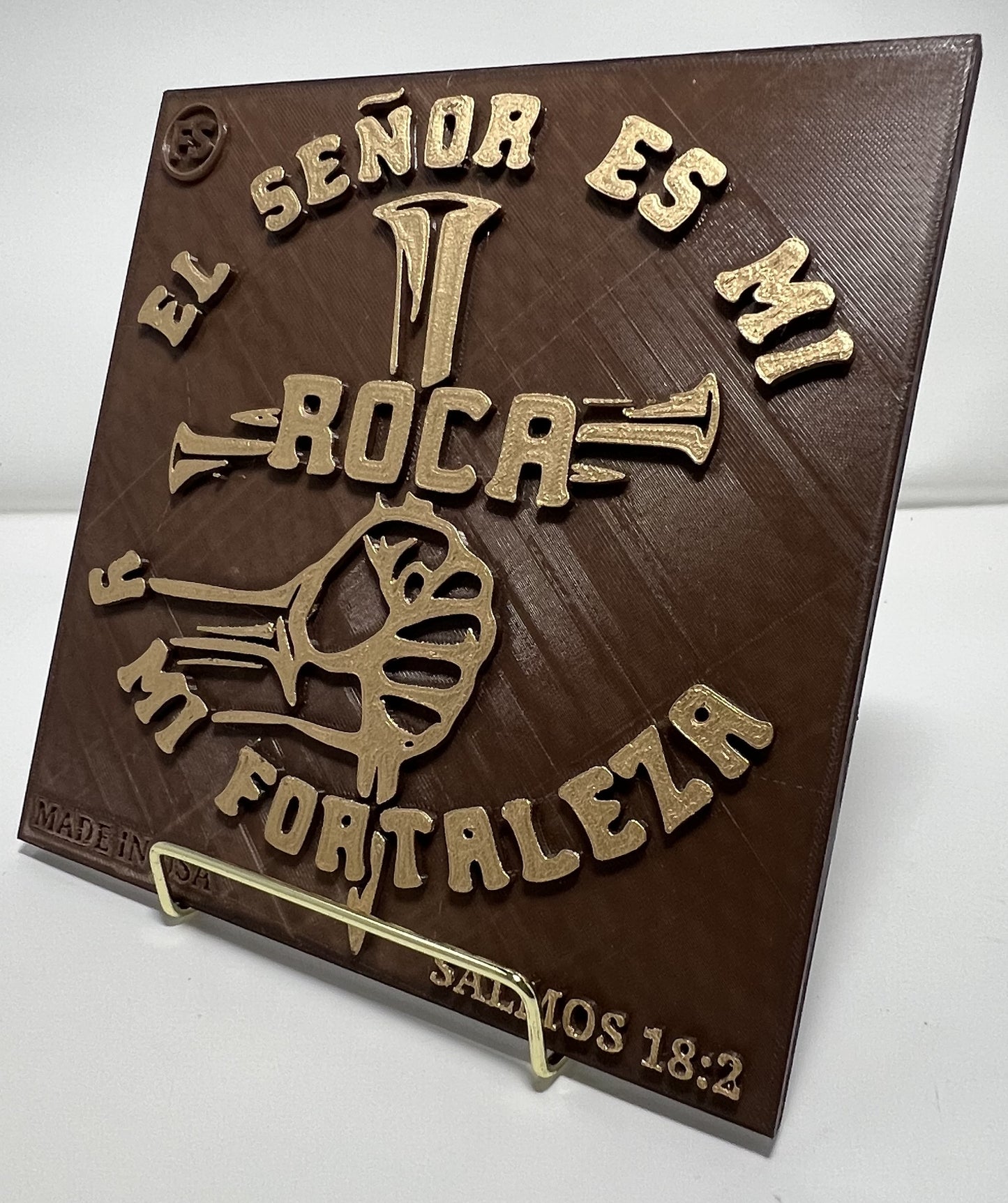 PLAQUE: EL SEÑOR ES MI ROCA Y MI FORTALEZA