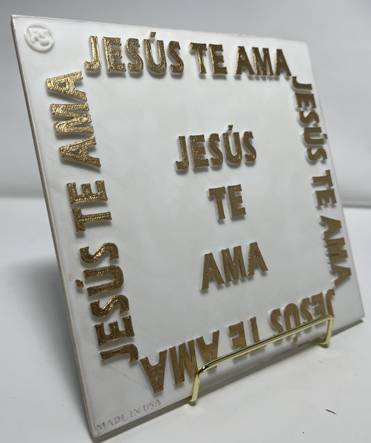 PLAQUE: JESUS TE AMA