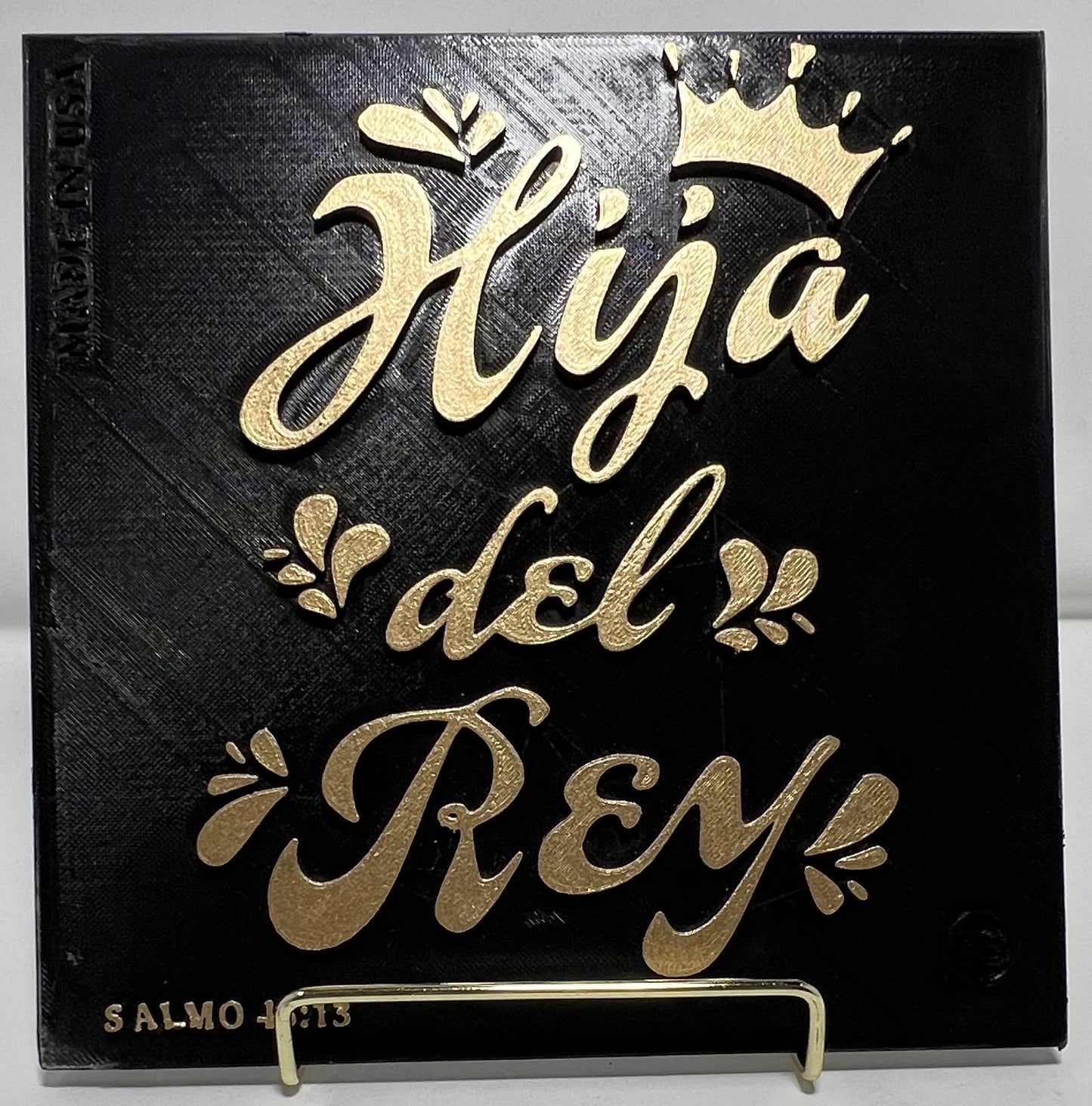 PLAQUE: HIJA DEL REY