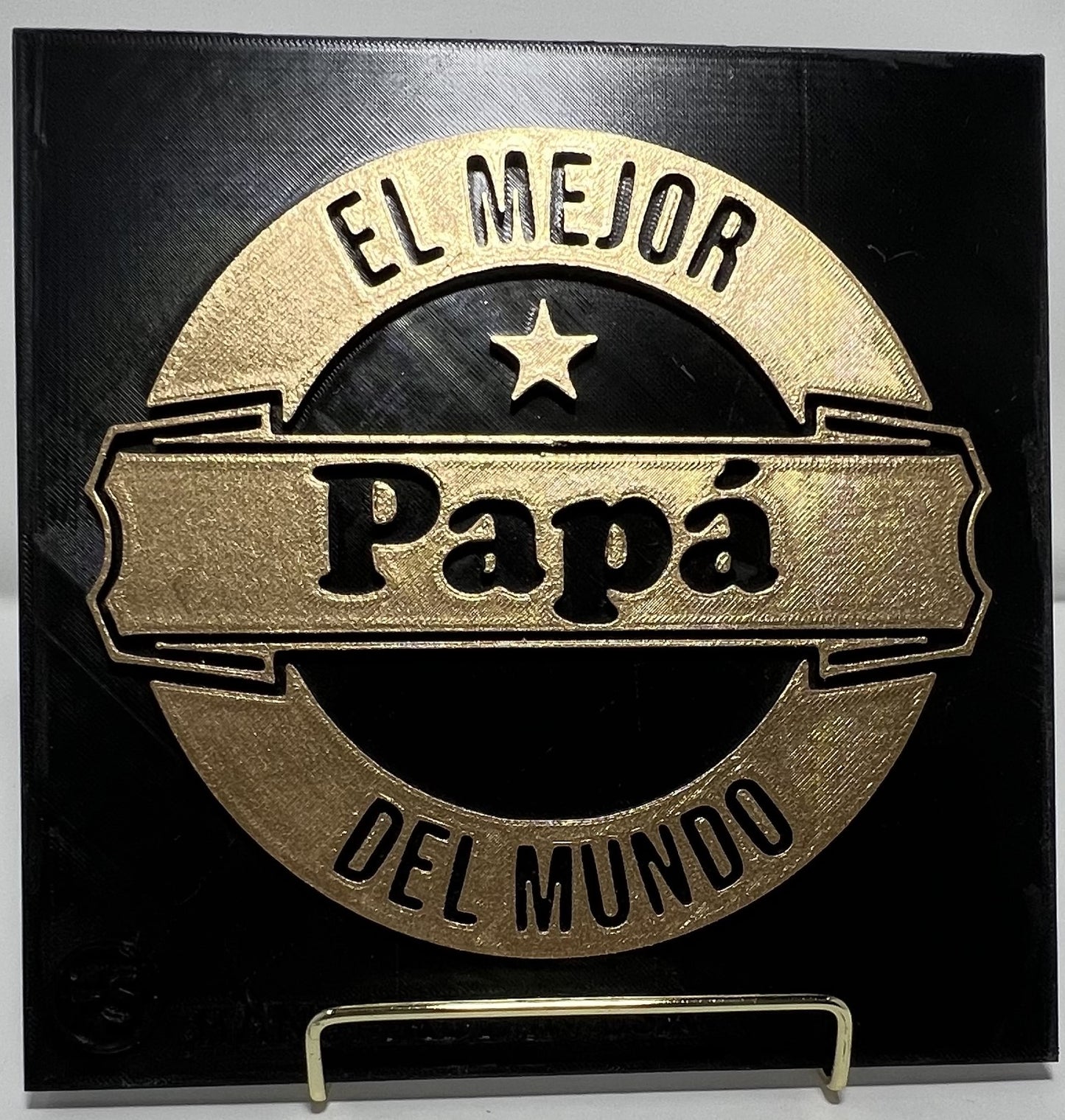 PLAQUE: EL MEJOR PAPA DEL MUNDO