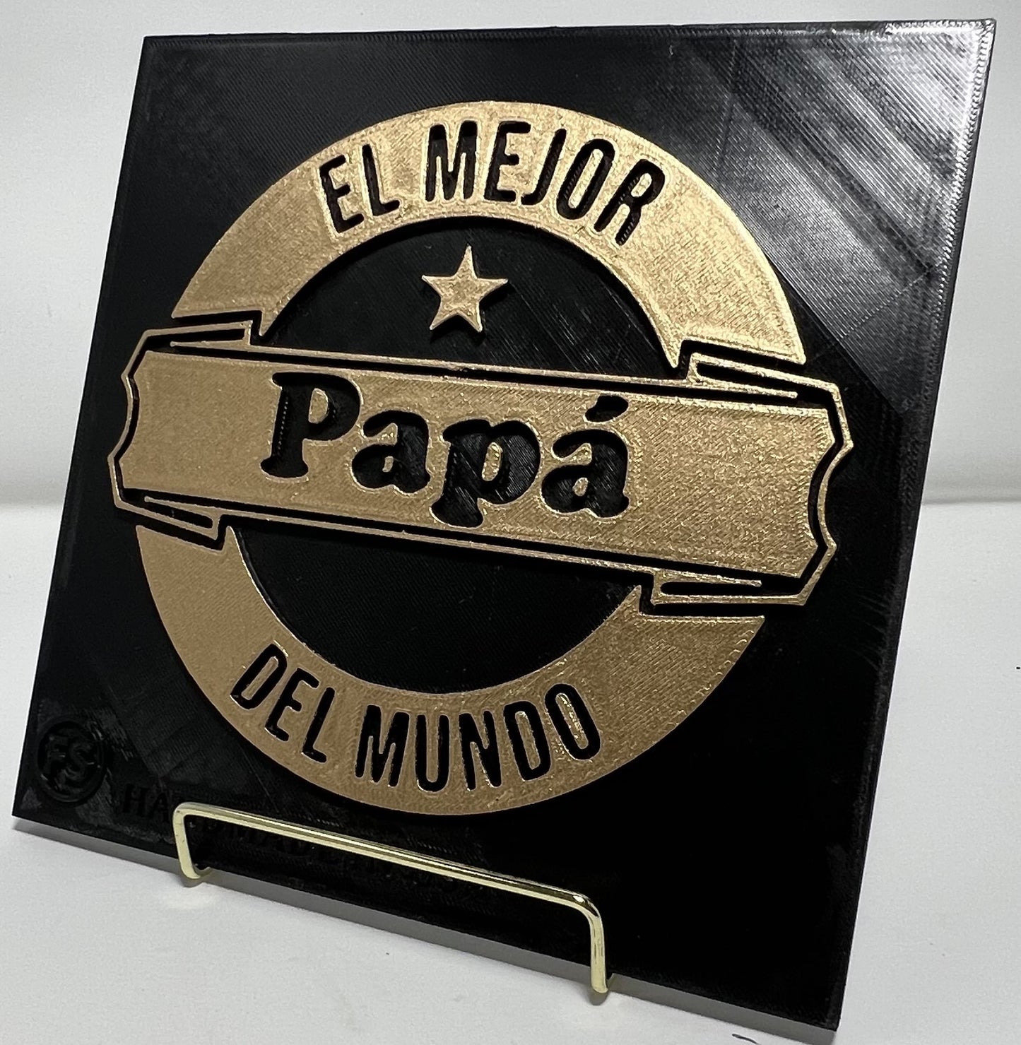 PLAQUE: EL MEJOR PAPA DEL MUNDO