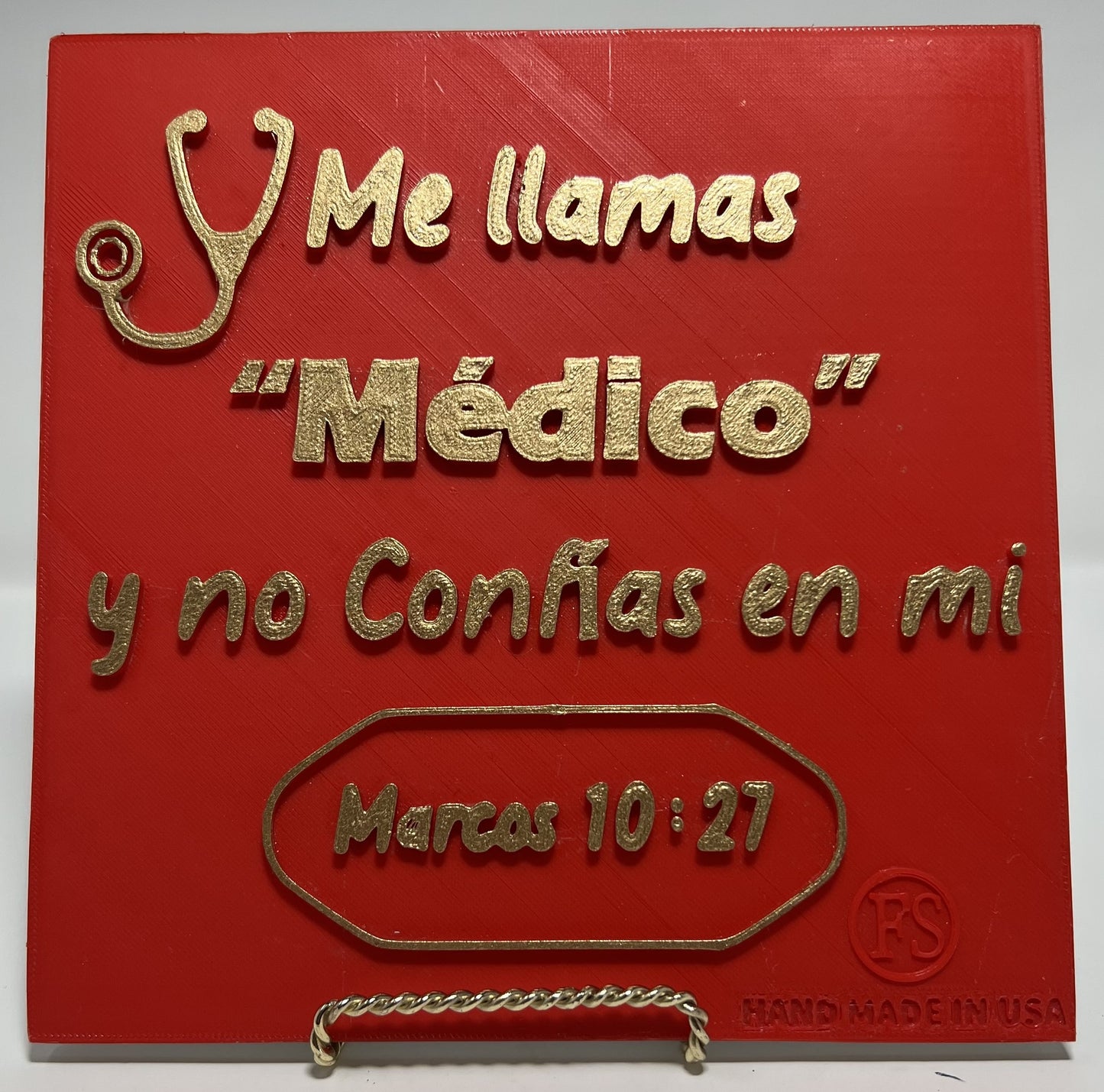 PLAQUE: ME LLAMAS MEDICO Y NO CONFIAS EN MI