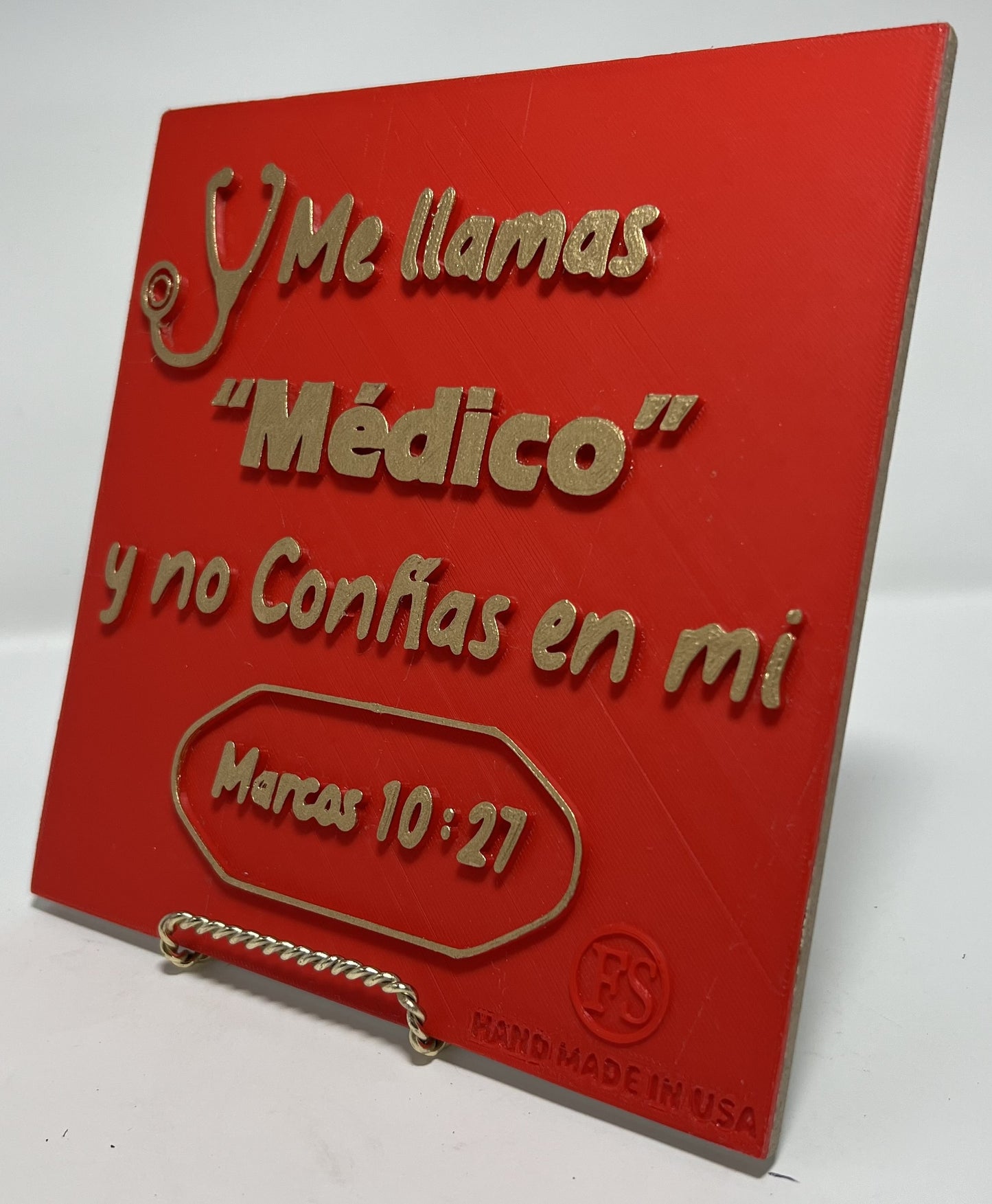 PLAQUE: ME LLAMAS MEDICO Y NO CONFIAS EN MI