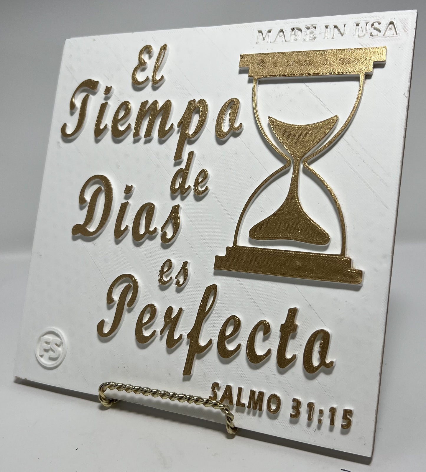 PLAQUE: EL TIEMPO DE DIOS ES PERFECTO