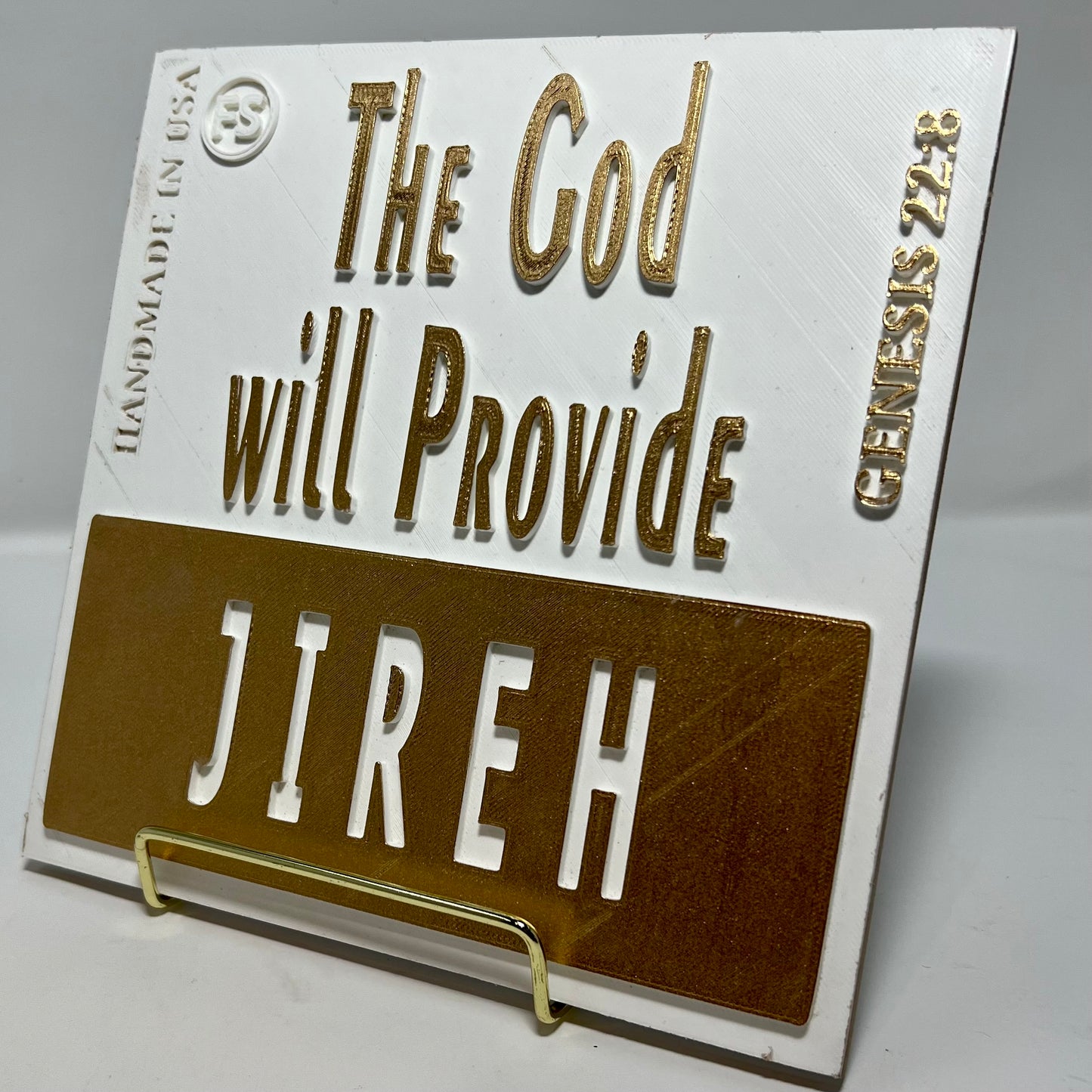 PLAQUE: JIREH - THE GOD WILL PROVIDE