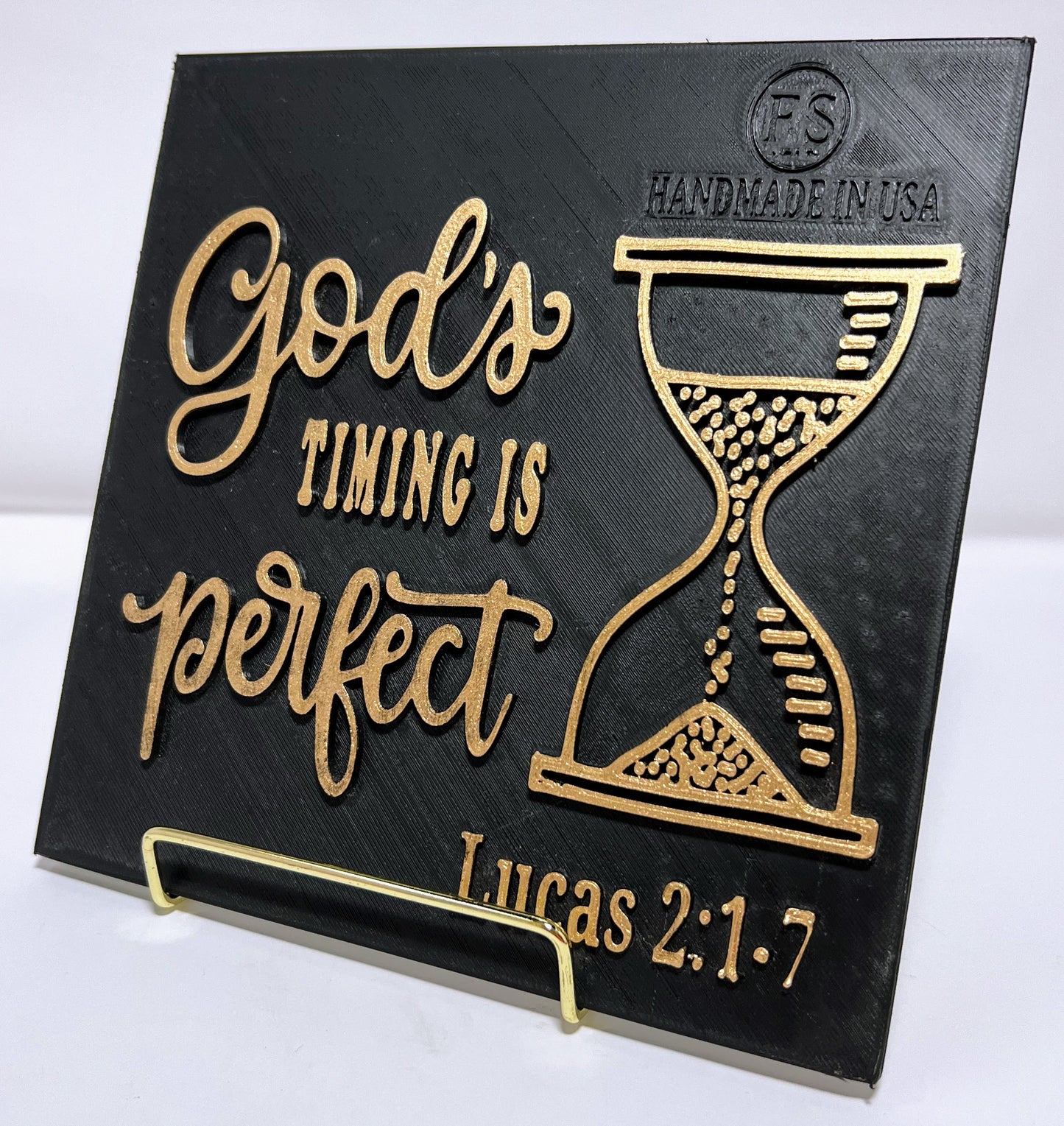 PLAQUE: GOD´S TIME IS PERFECT