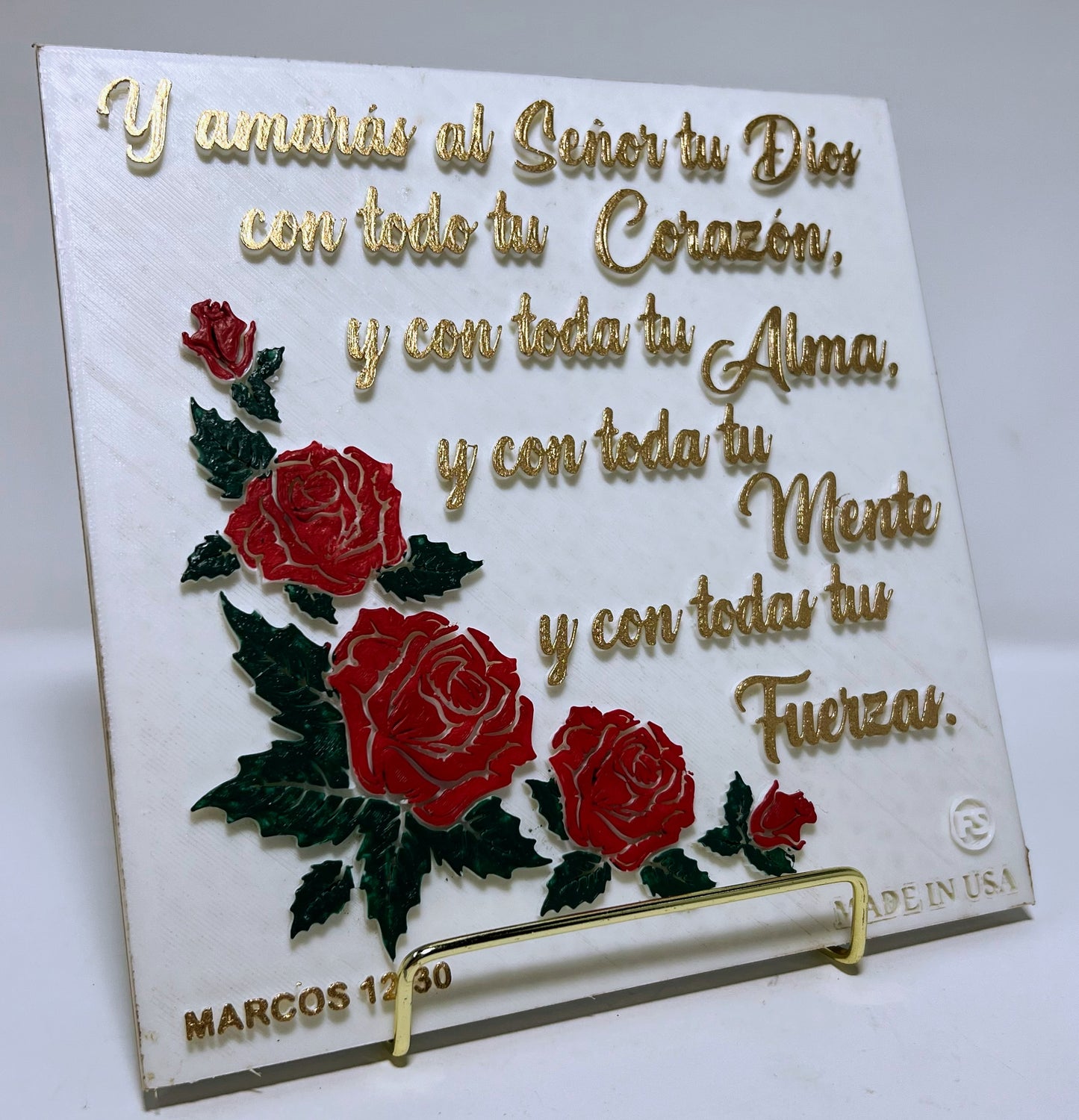 Y AMARAS AL SEÑOR TU DIOS CON TODO TU CORAZON Y CON TODA TU ALMA Y CON TODA TU MENTE  Y CON TODAS TUS FUERZAS - FLORES