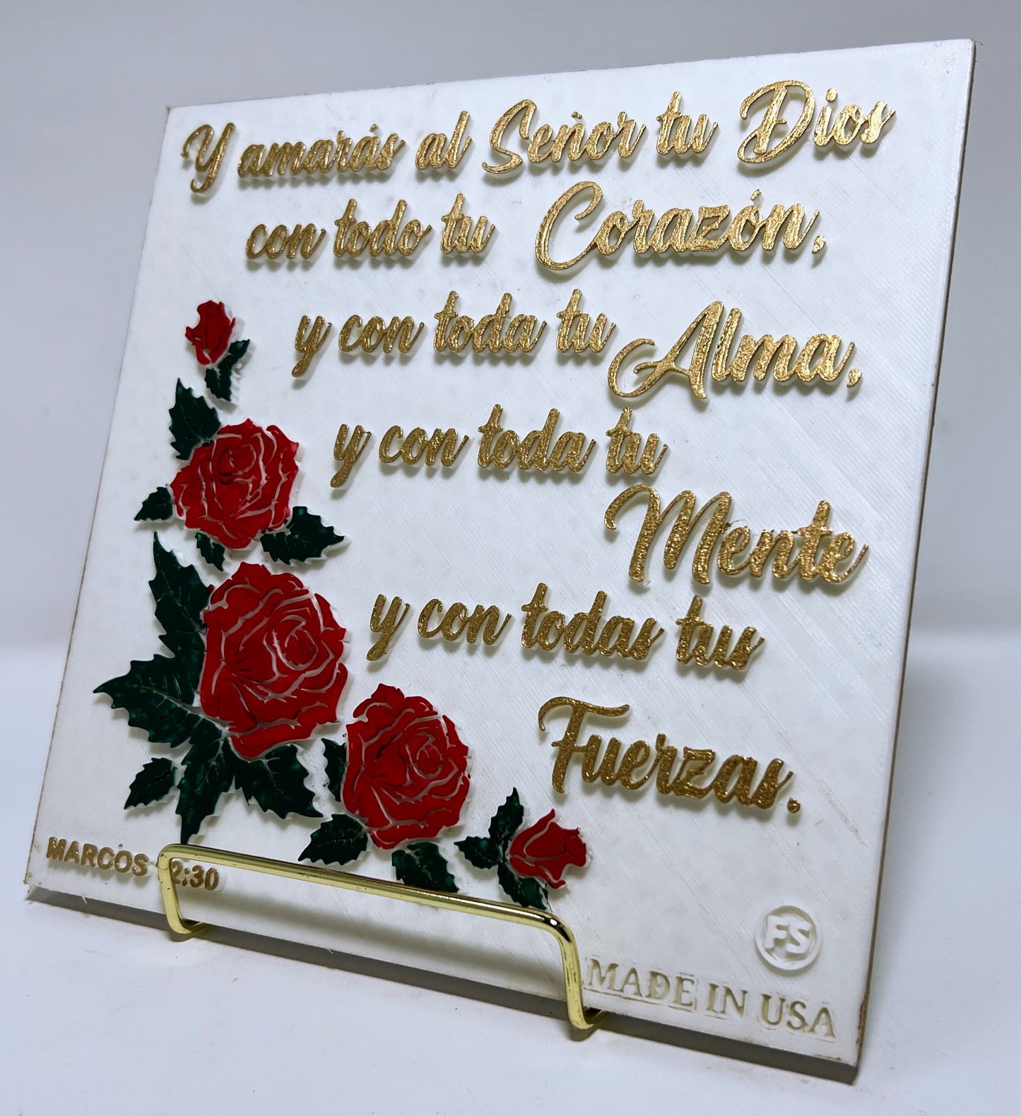 Y AMARAS AL SEÑOR TU DIOS CON TODO TU CORAZON Y CON TODA TU ALMA Y CON TODA TU MENTE  Y CON TODAS TUS FUERZAS - FLORES