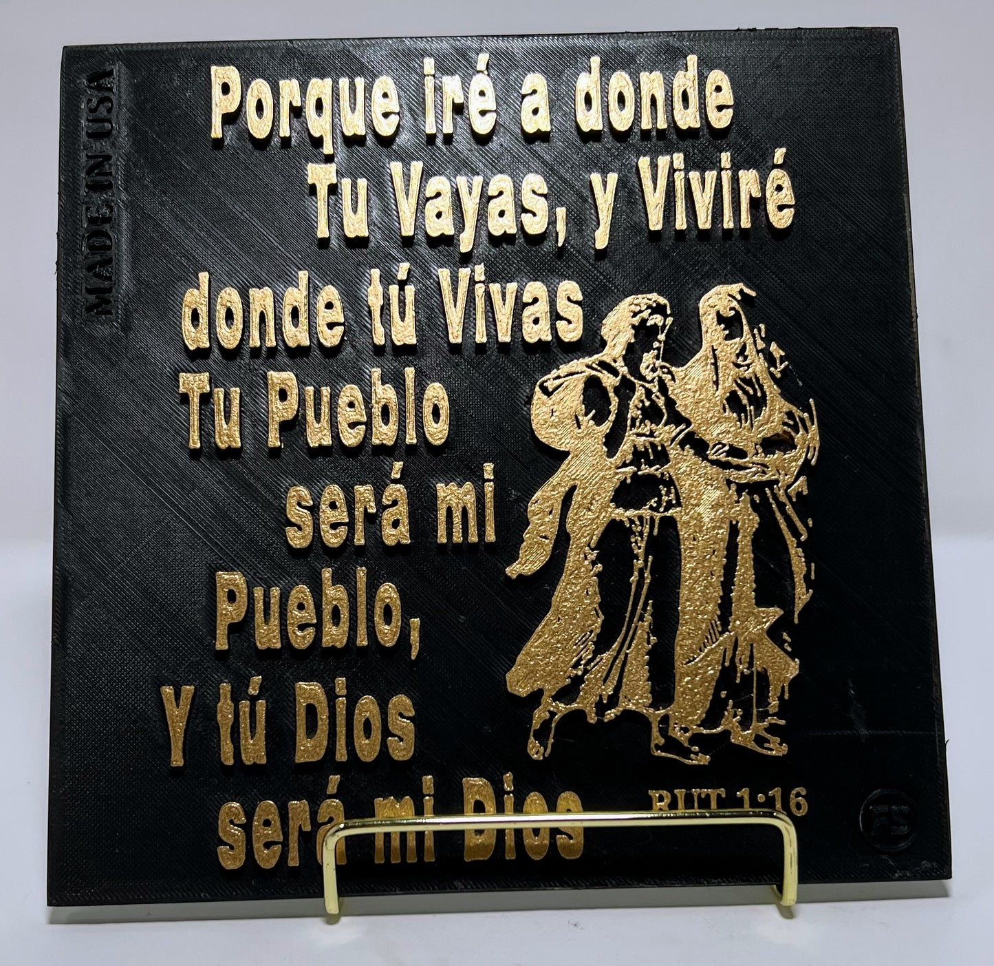 PORQUE IRE DONDE TU VALLAS, VIVIRE DONDE TU VIVAS, TU PUEBLO SERA MI PUEBLO Y TU DIOS SERA MI DIOS