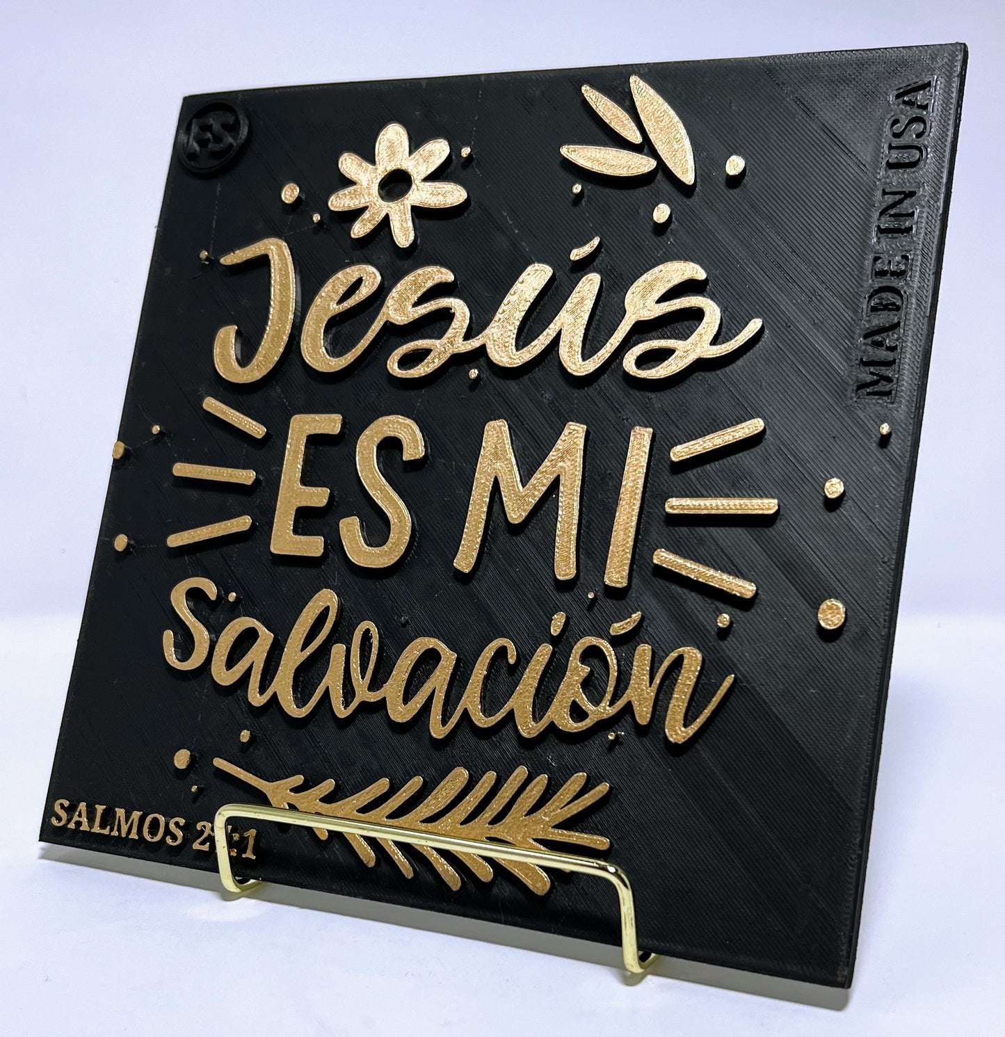 PLAQUE: JESUS ES MI SALVACION