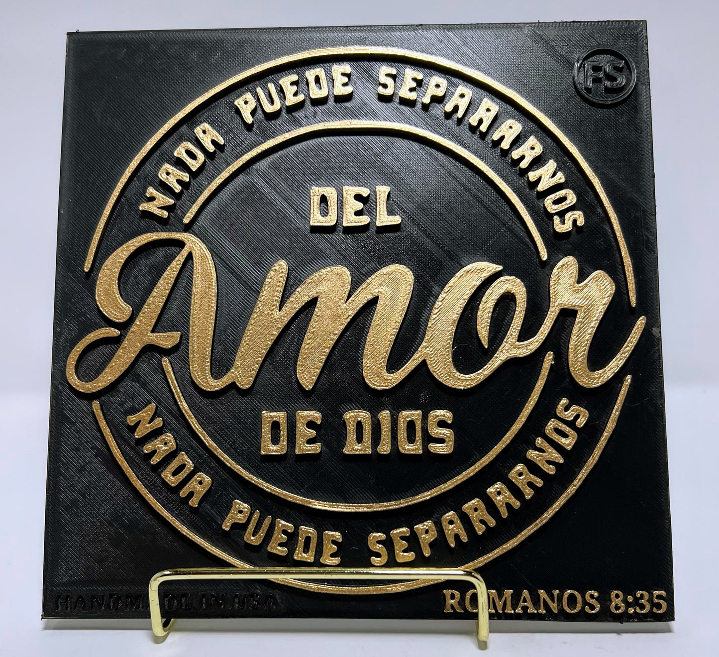 PLAQUE: NADA PUEDE SEPARARME DEL AMOR DE DIOS