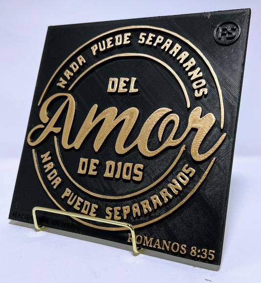 PLAQUE: NADA PUEDE SEPARARME DEL AMOR DE DIOS