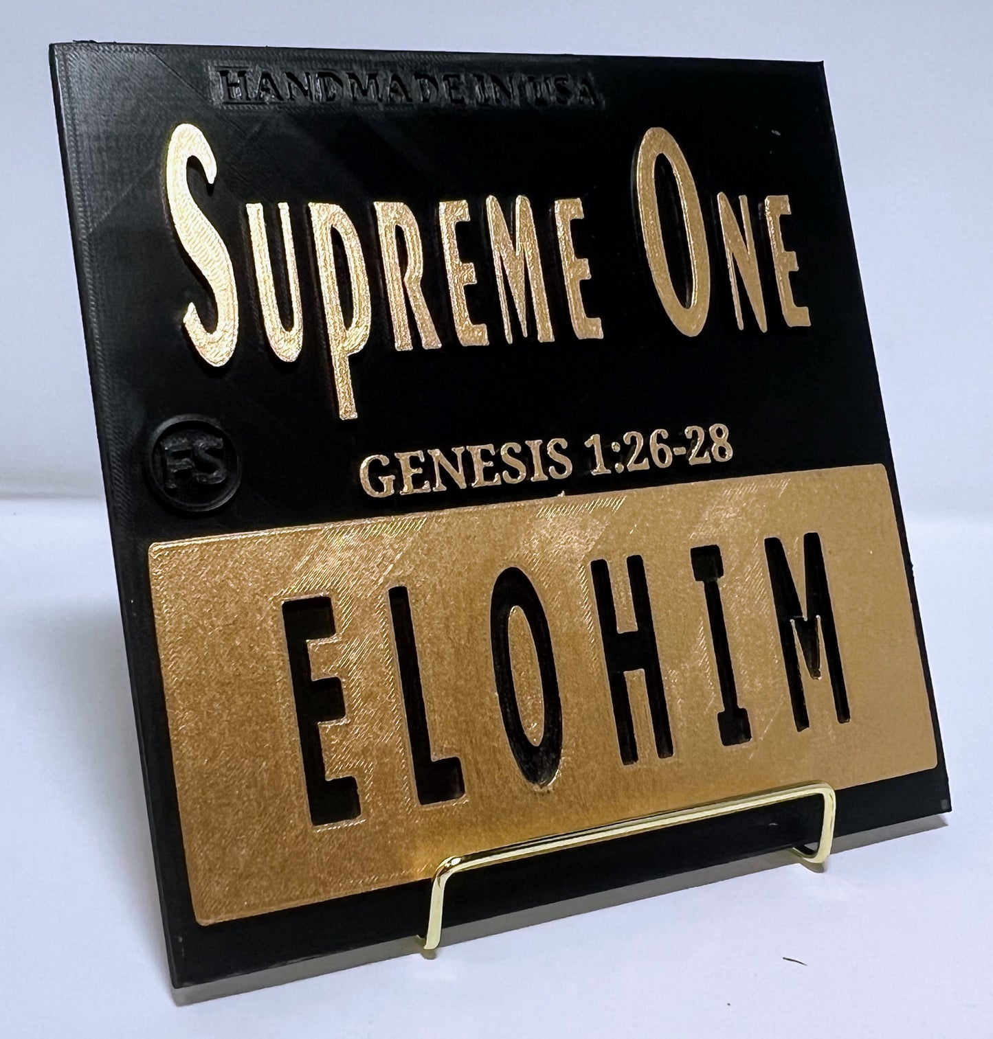 PLAQUE: ELOHIM - SUPREME ONE