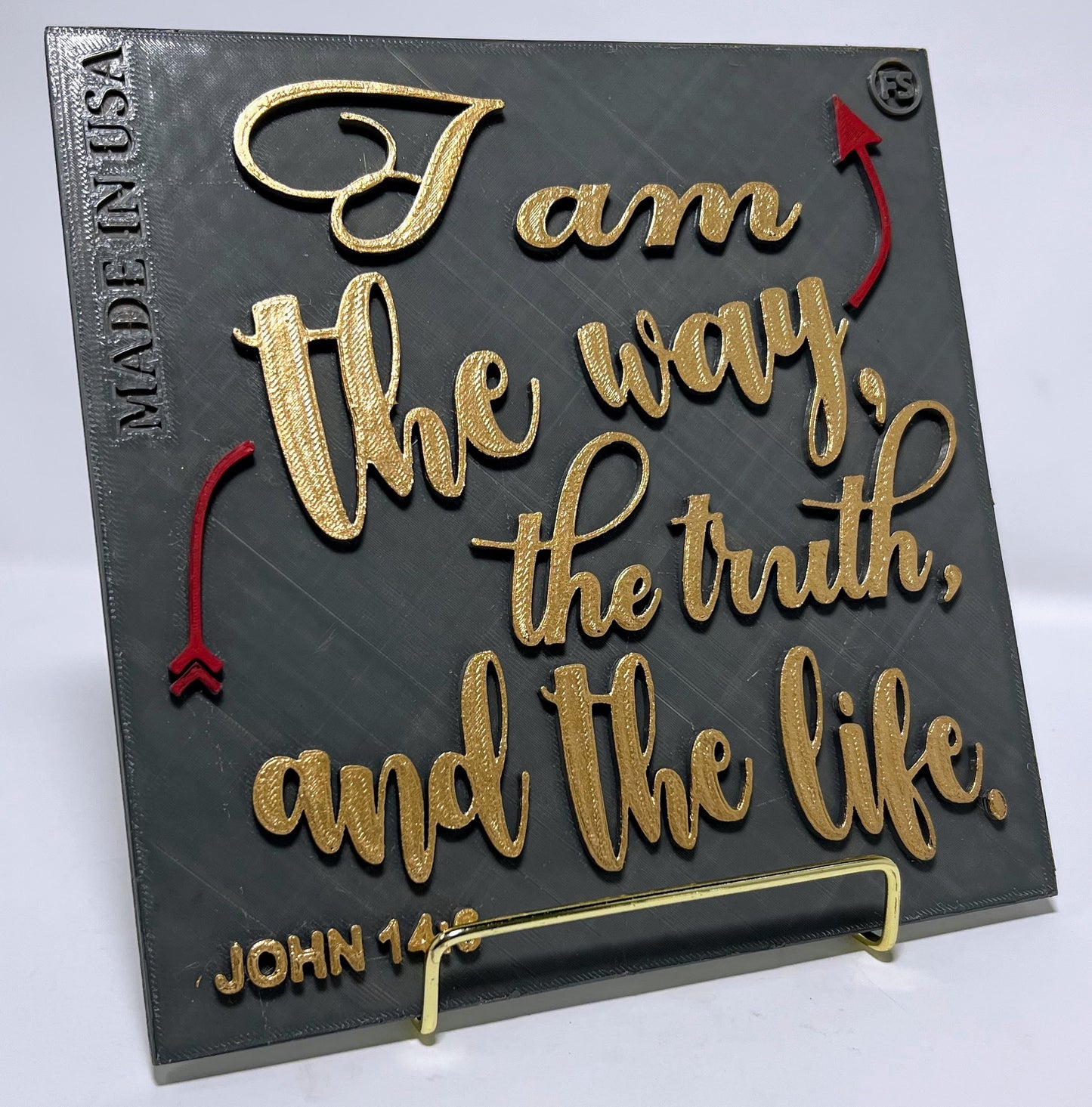 PLAQUE: I AM THE WAY, THE TRUTH AND LIFE