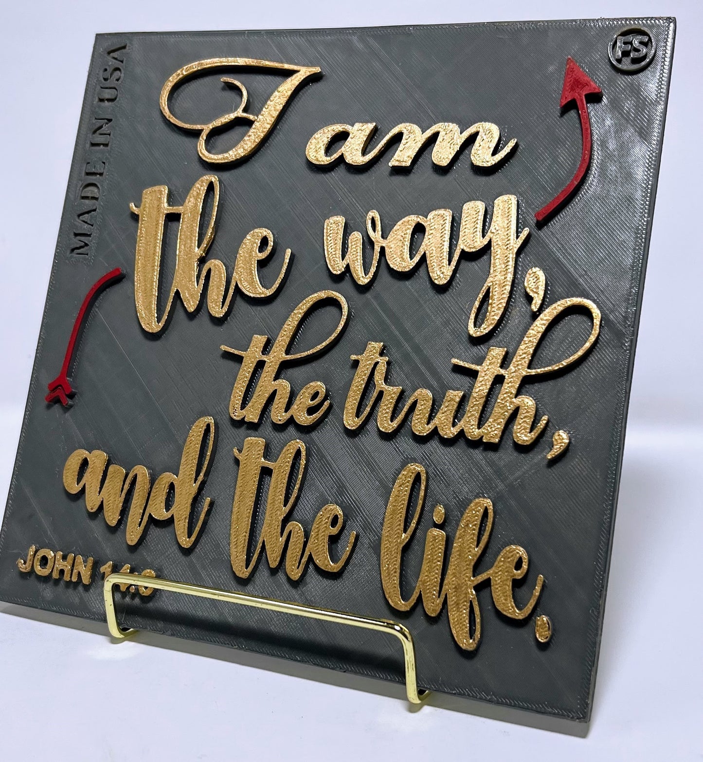 PLAQUE: I AM THE WAY, THE TRUTH AND LIFE