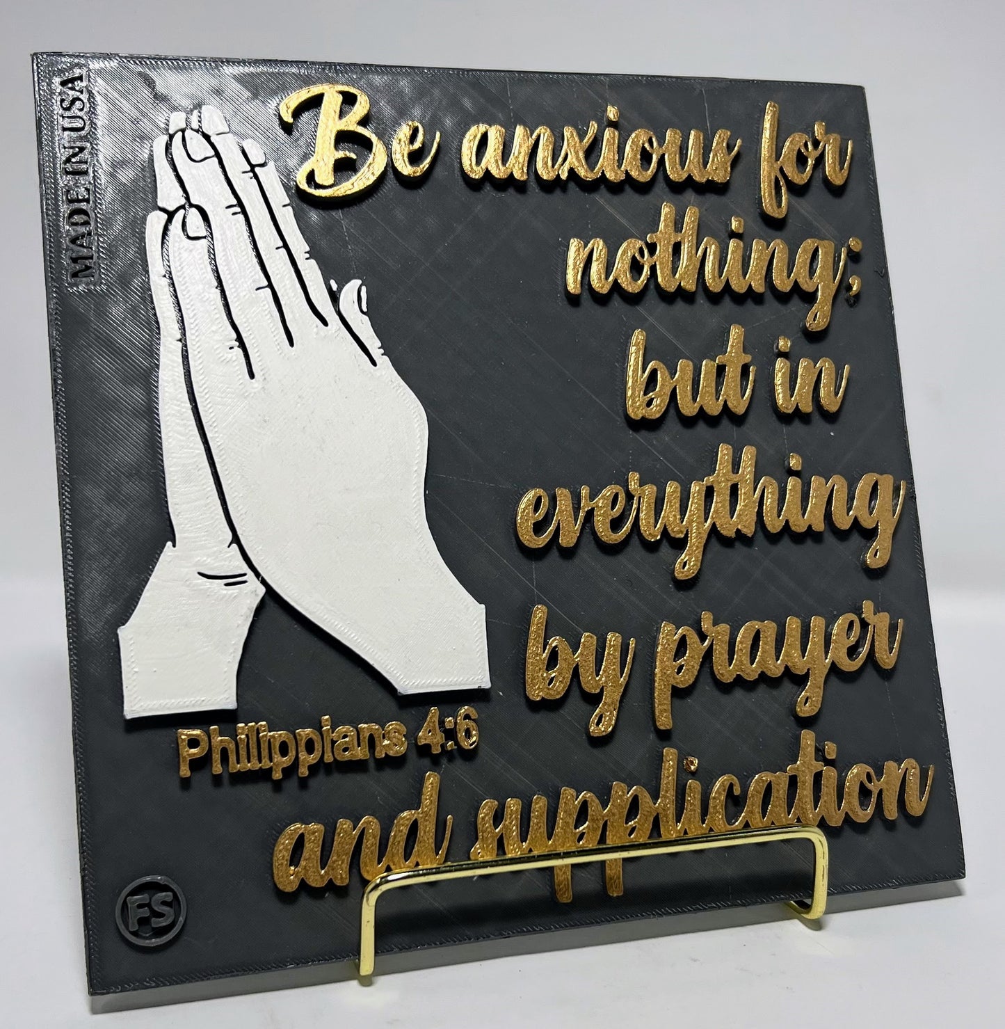 BE ANXIOUS FOR NOTHING, BUT IN EVERITHING BY PRAYER AND SUPPLICATION