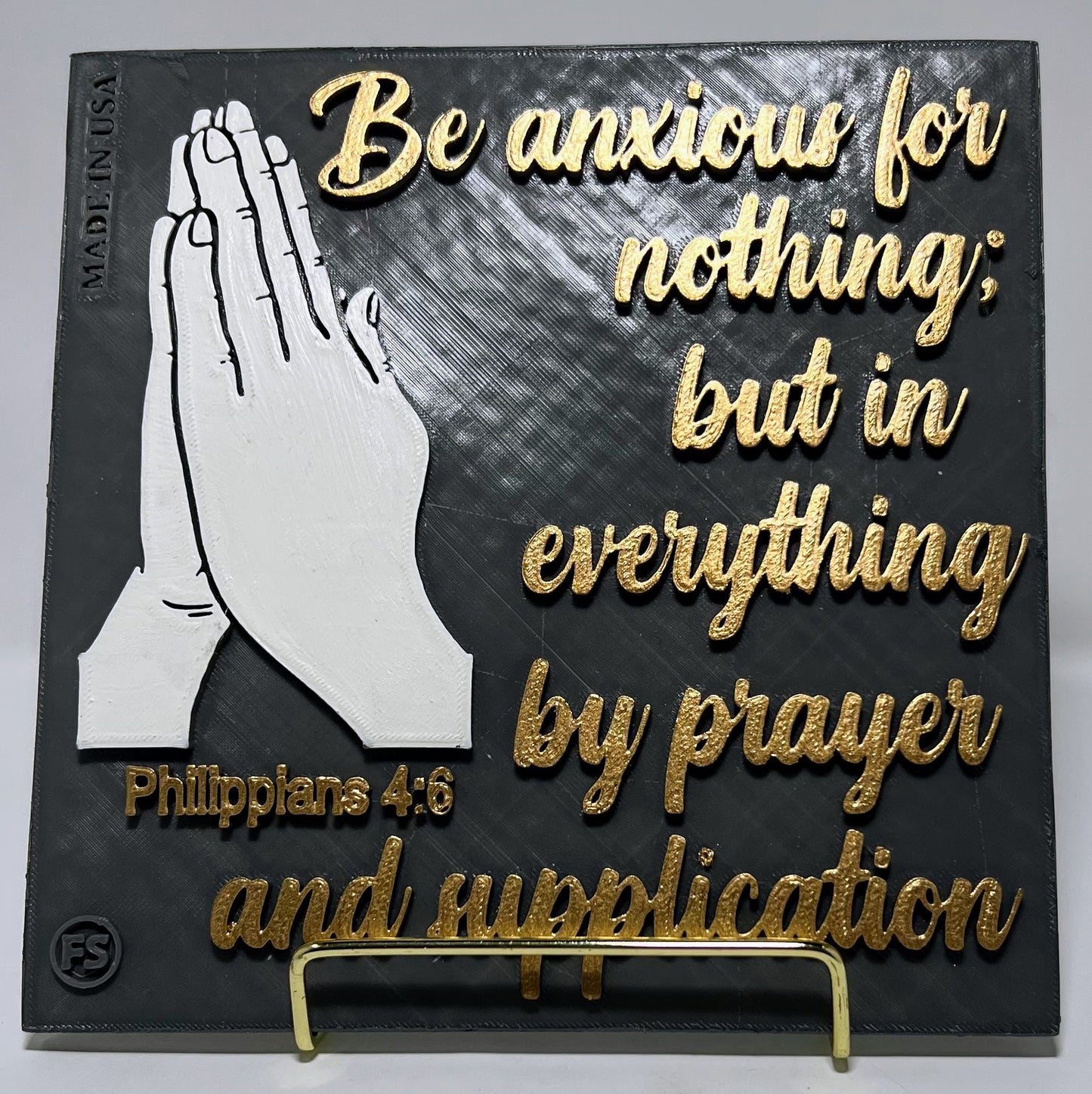 BE ANXIOUS FOR NOTHING, BUT IN EVERITHING BY PRAYER AND SUPPLICATION