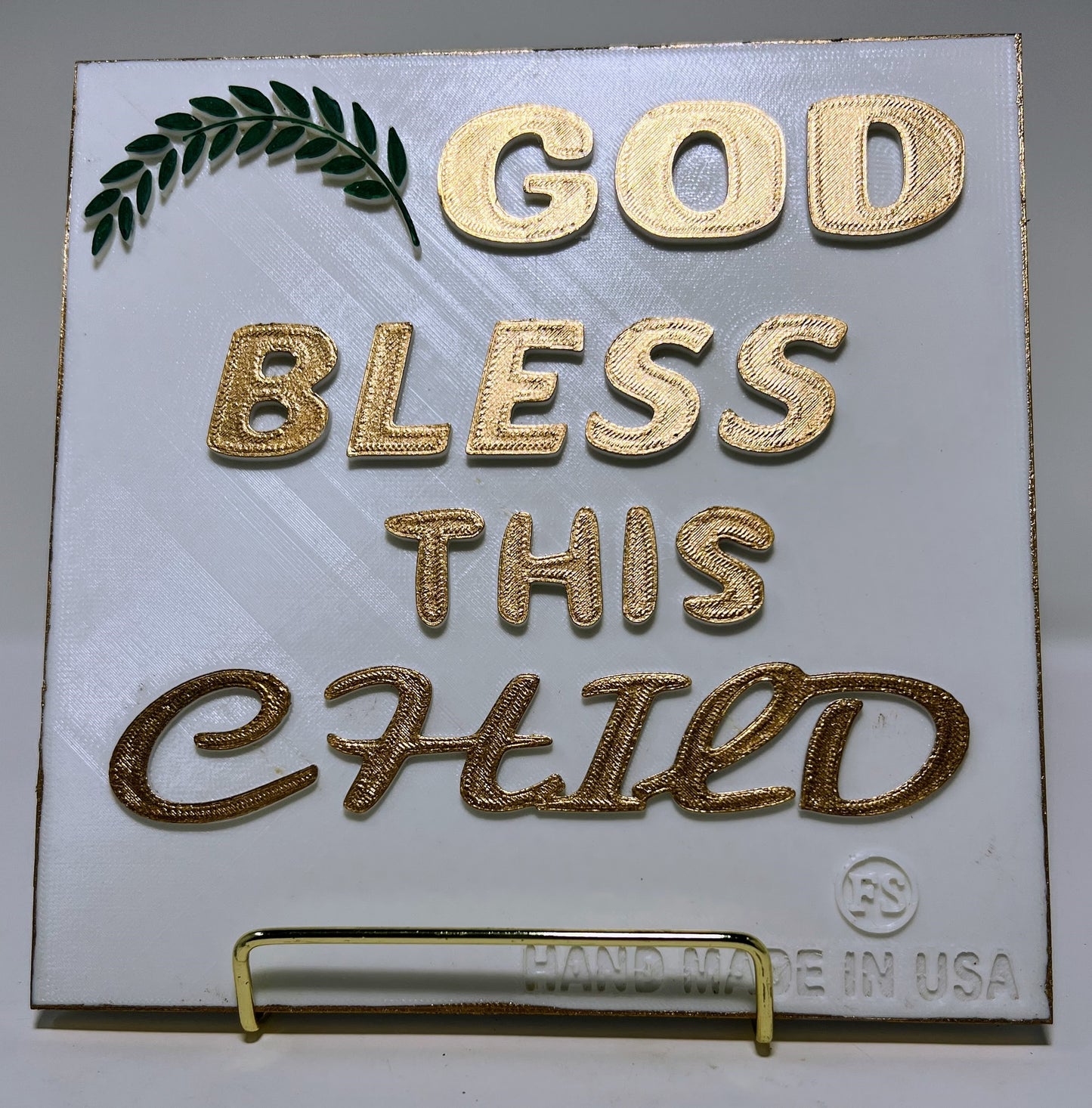 PLAQUE: GOD BLESS THIS CHILD