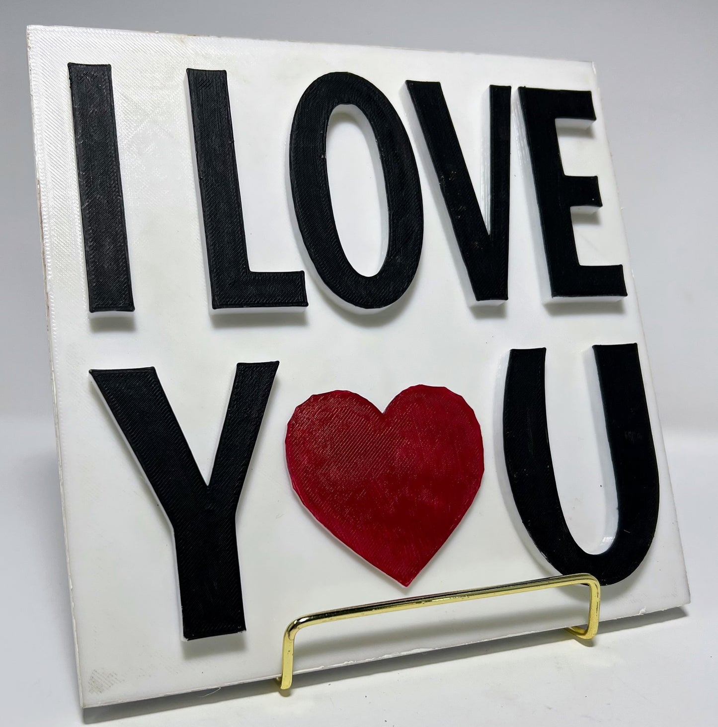 PLAQUE: I LOVE YOU