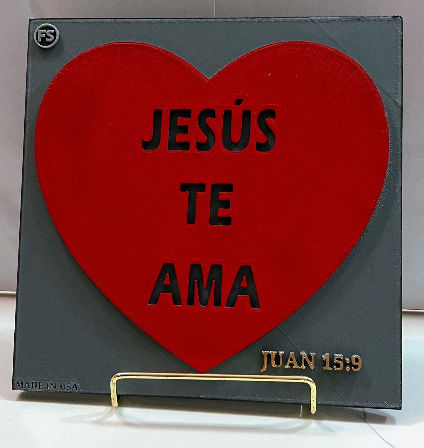 PLAQUE: JESUS TE AMA