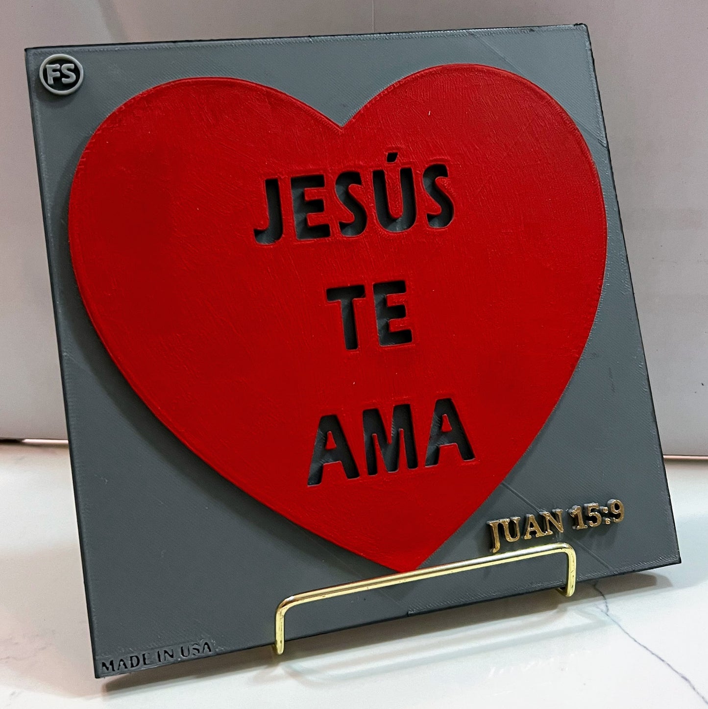 PLAQUE: JESUS TE AMA