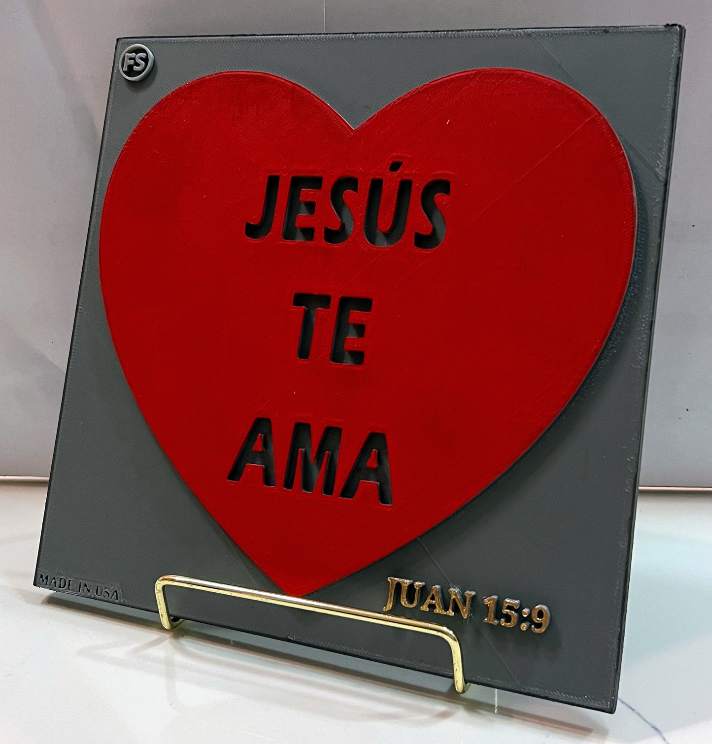 PLAQUE: JESUS TE AMA