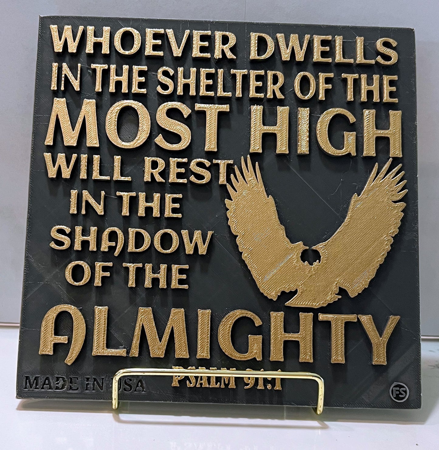 WHOEVER DWELLS IN THE SHELTER OF THE MOST HIGH WILL REST IN THE SHADOW OF THE ALMIGHTY