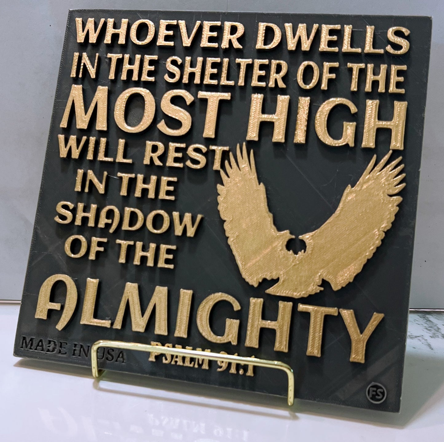 WHOEVER DWELLS IN THE SHELTER OF THE MOST HIGH WILL REST IN THE SHADOW OF THE ALMIGHTY