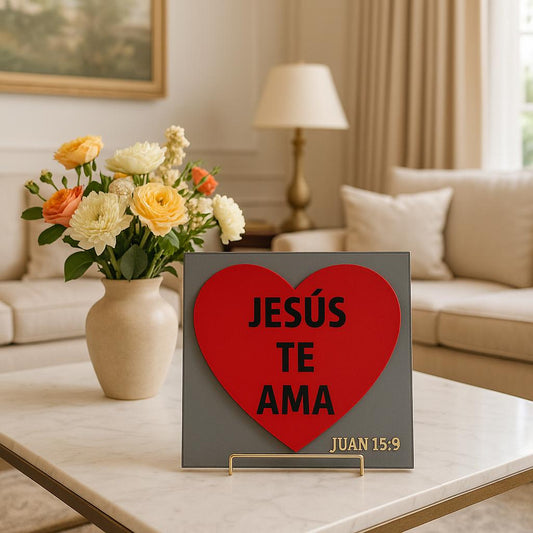 Placa: JESUS TE AMA - Made in USA
