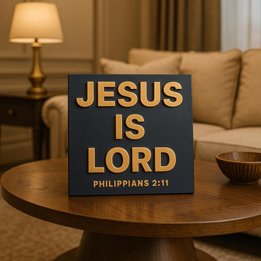 Plaque: JESUS IS LORD - Made UN USA