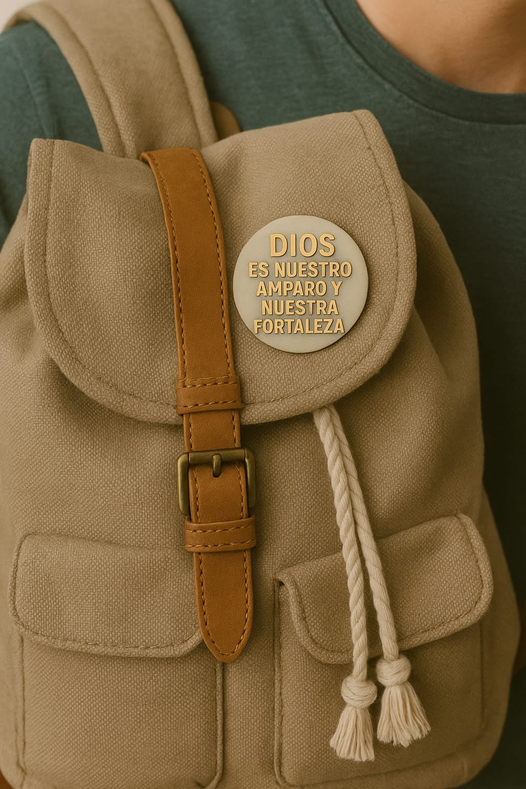 PIN-DIOS ES NUESTRO AMPARO Y NUESTRA FORTALEZA- Made in USA