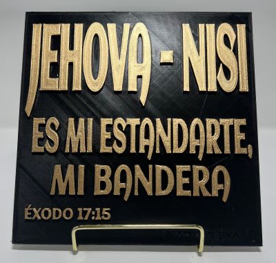 PLAQUE: JEHOVA NISI