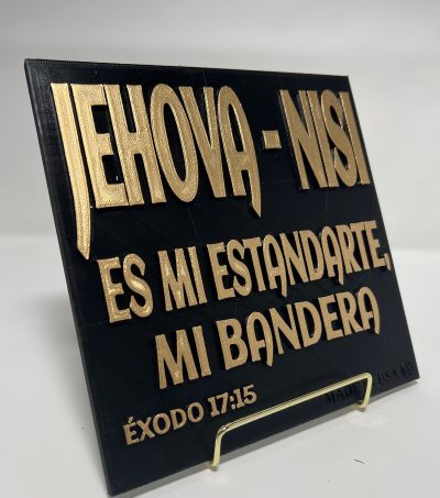 PLAQUE: JEHOVA NISI